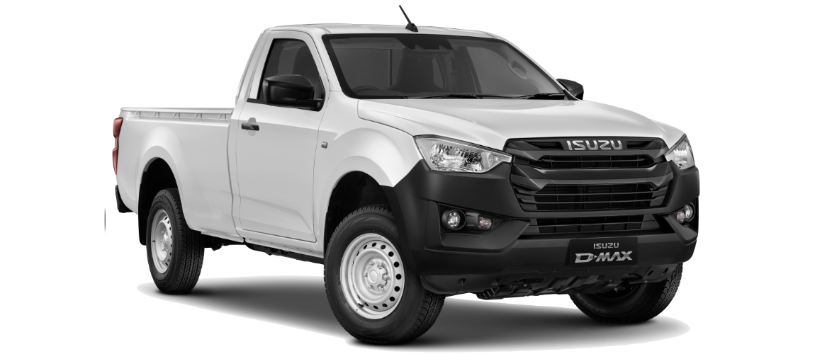 3_4_front_Obsidian Gray Isuzu D-Max SingleN57_front