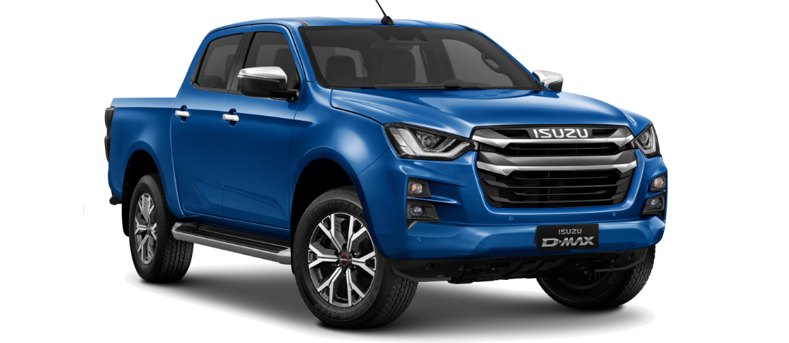 ISUZU_D-Max_N60F_Front_3:4_Sapphire Blue Mica