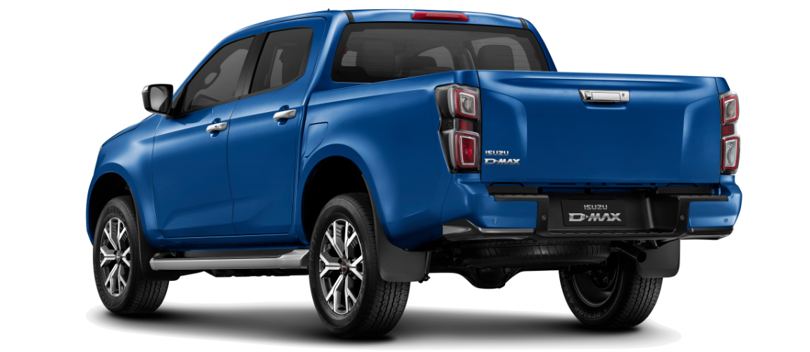 ISUZU_D-Max_N60F_Back_3:4_Sapphire Blue Mica