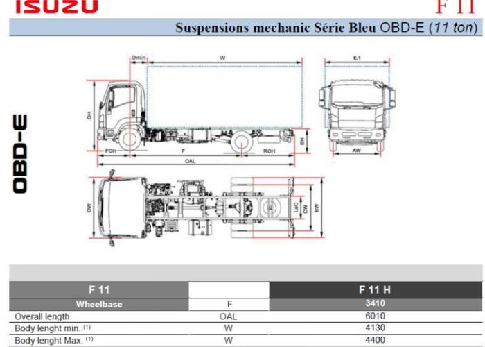 Katalog Isuzu F11 Mec. Susp.